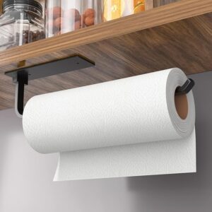 Paper Towel Holder Under Cabinet, Self-Adhesive or Drilling